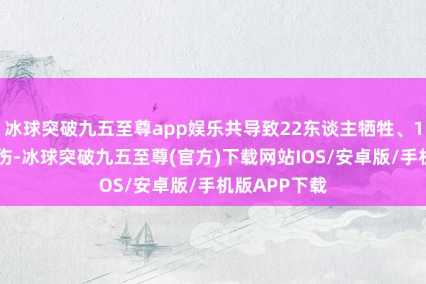 冰球突破九五至尊app娱乐共导致22东谈主牺牲、111东谈主受伤-冰球突破九五至尊(官方)下载网站IOS/安卓版/手机版APP下载