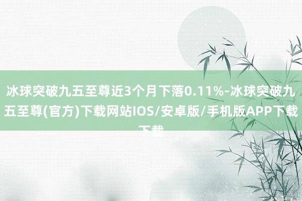 冰球突破九五至尊近3个月下落0.11%-冰球突破九五至尊(官方)下载网站IOS/安卓版/手机版APP下载