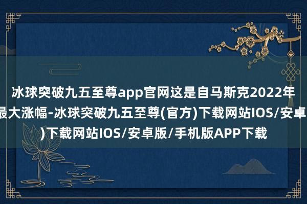 冰球突破九五至尊app官网这是自马斯克2022年收购该平台以来的最大涨幅-冰球突破九五至尊(官方)下载网站IOS/安卓版/手机版APP下载