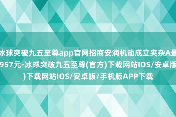 冰球突破九五至尊app官网招商安润机动成立夹杂A最新单元净值为1.9957元-冰球突破九五至尊(官方)下载网站IOS/安卓版/手机版APP下载